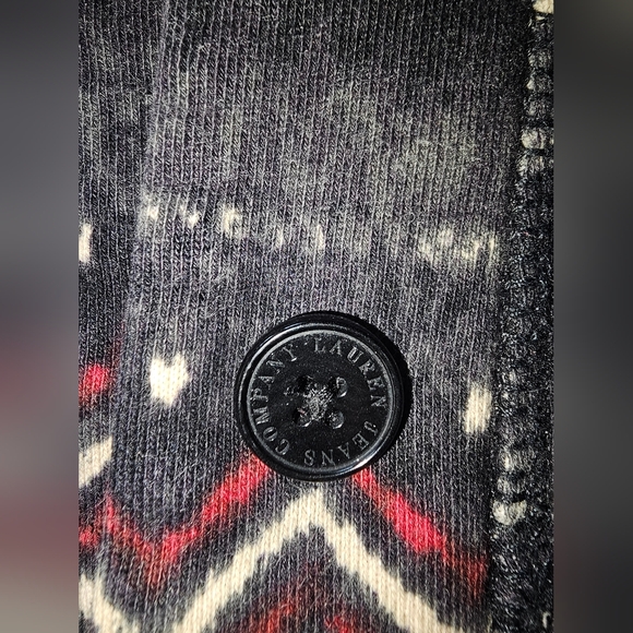 LRL RALPH LAUREN Jeans Co. JACKET PETITE AZTEC SOUTHWEST No Size Tag SMALL - Picture 5 of 6